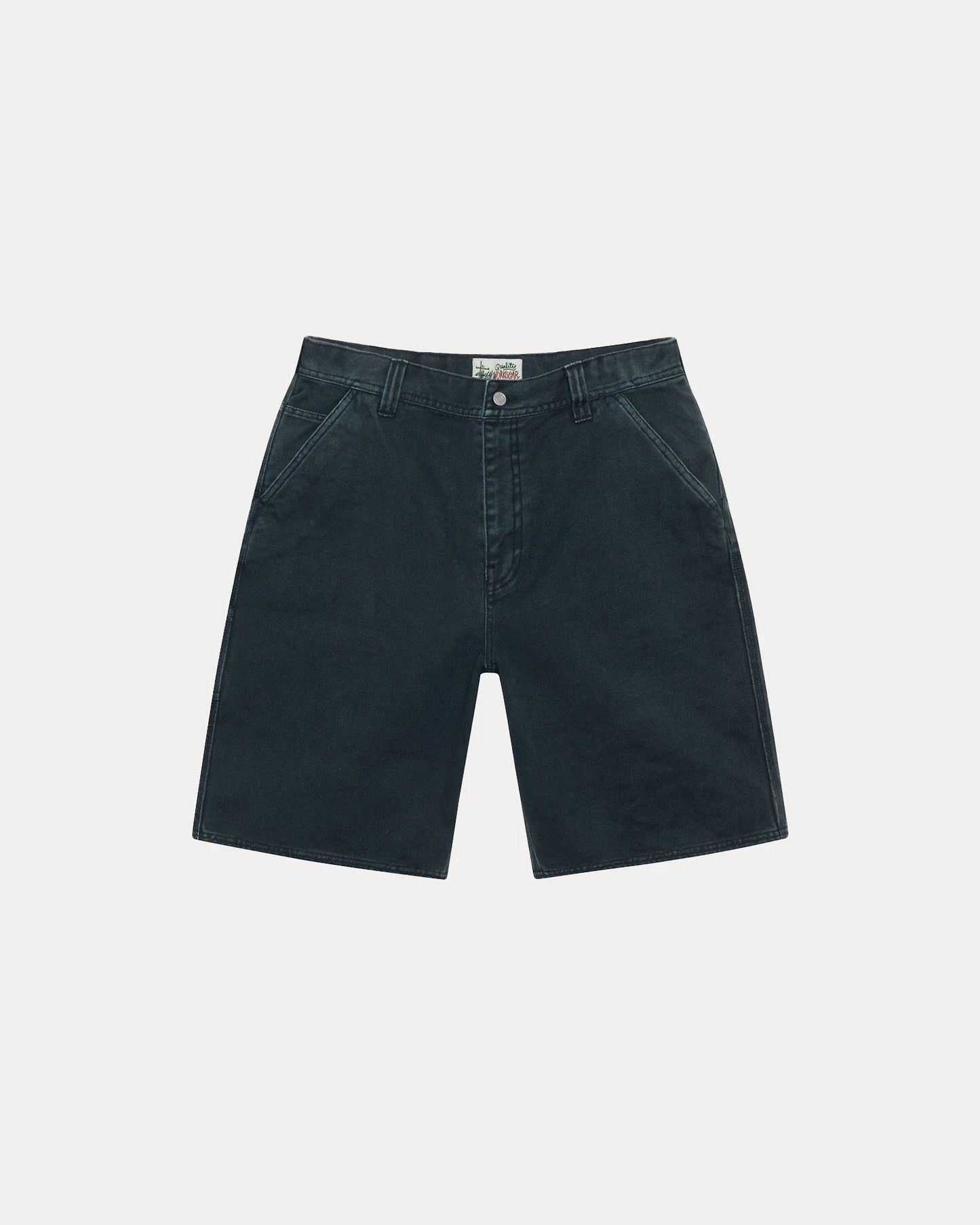 STUSSY WORK SHORT WASHED CANVAS