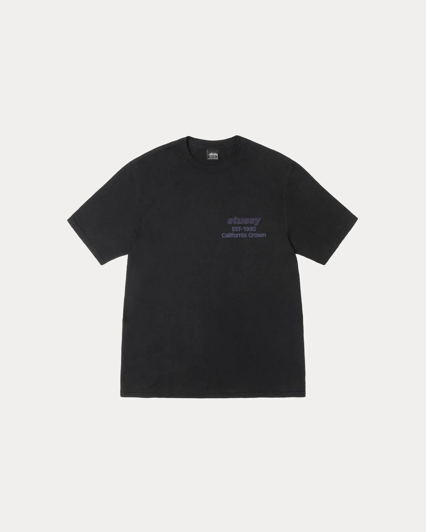 STUSSY CALIFORNIA GROWN TEE PIGMENT DYED