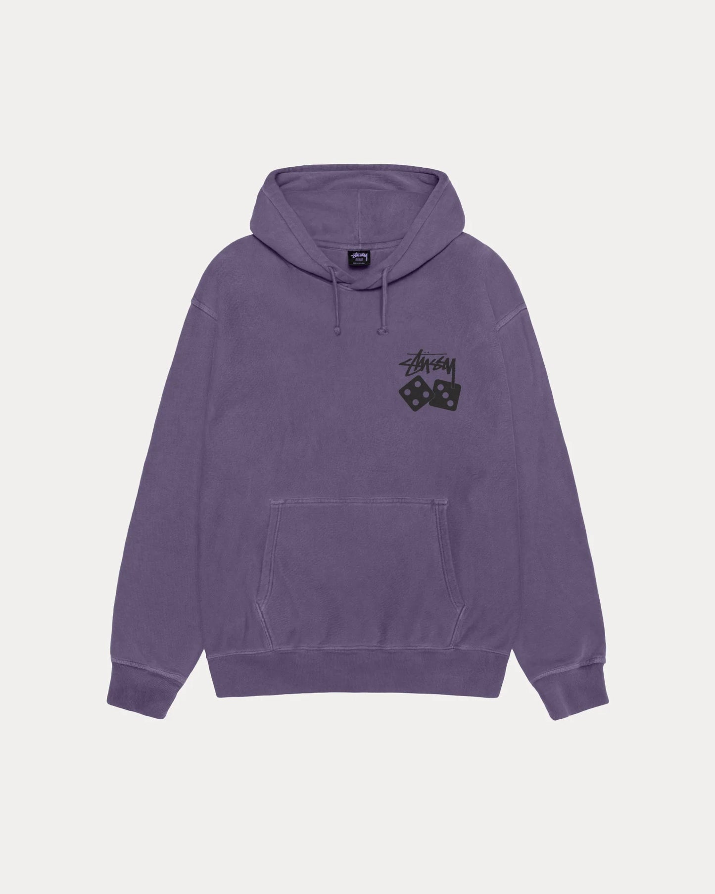 STUSSY DICE HOODIE PIGMENT DYED