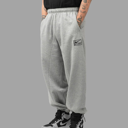Nike x Stussy Sweat Pants Fleece Grey SS23 Gray