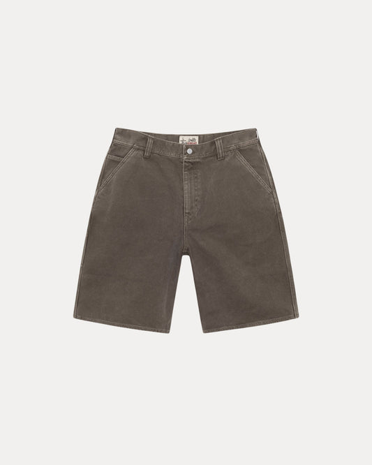 STUSSY WORK SHORT WASHED CANVAS