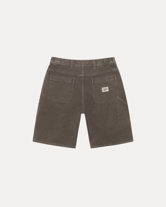STUSSY WORK SHORT WASHED CANVAS