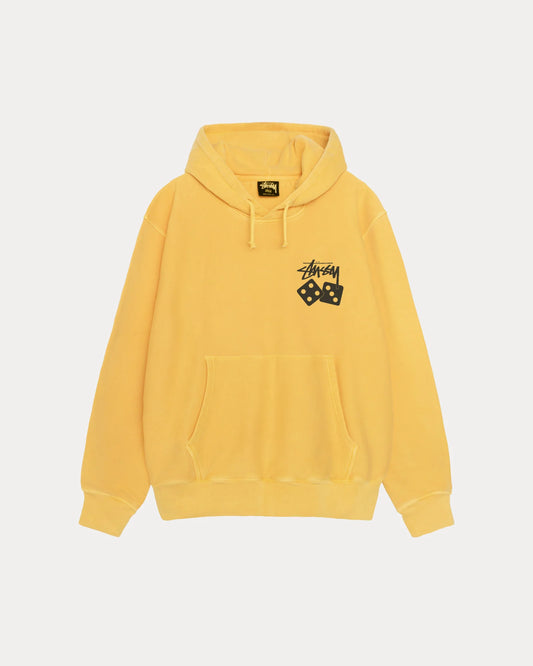 STUSSY DICE HOODIE PIGMENT DYED