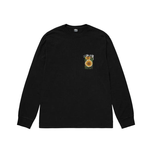 FLOWER GRID PIGMENT DYED LS SWEAT